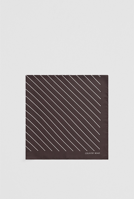 Silk Stripe Scarf