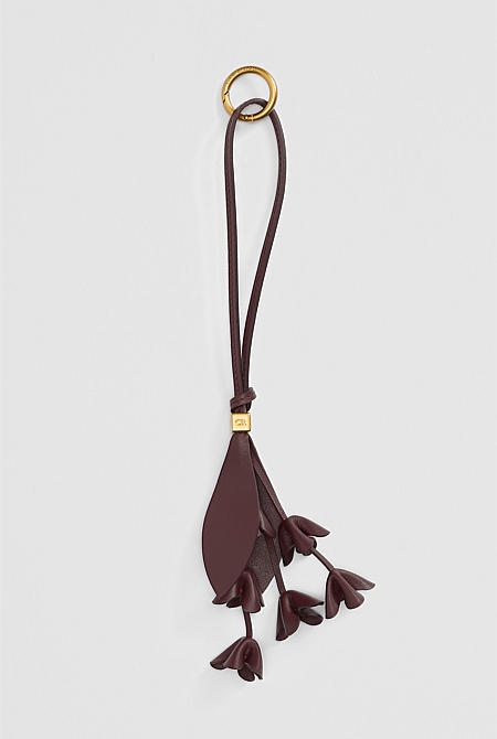 Gumflower Leather Charm