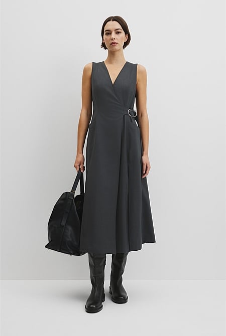 Wool Wrap Dress