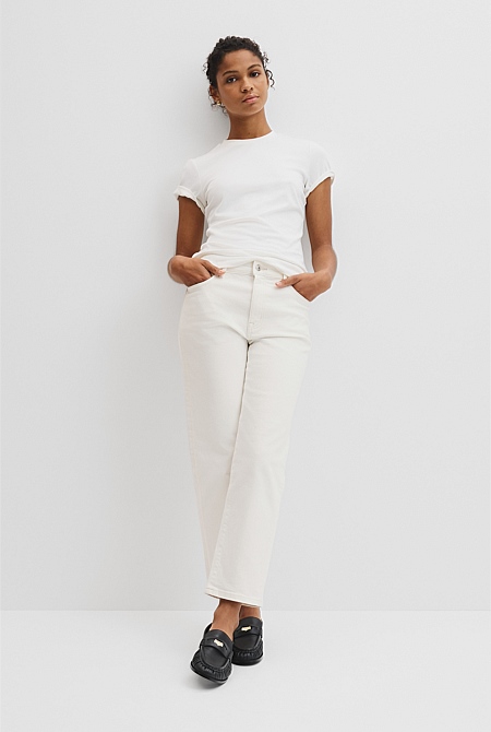 Classic Mid Rise Straight Jean
