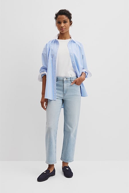 Classic Mid Rise Straight Jean
