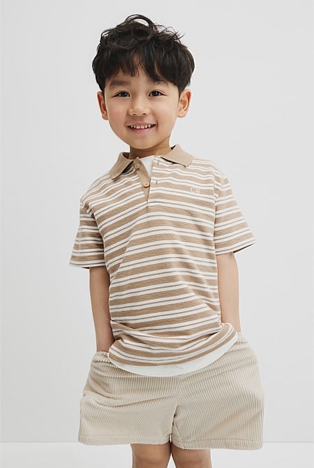 Australian Cotton Textured Polo