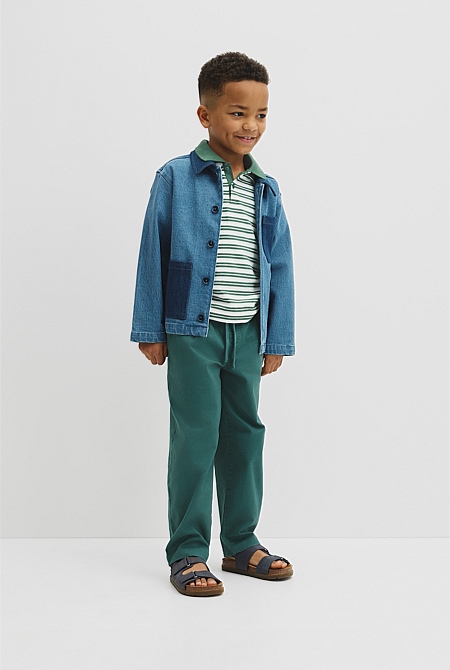 Australian Cotton Pull On Twill Pant