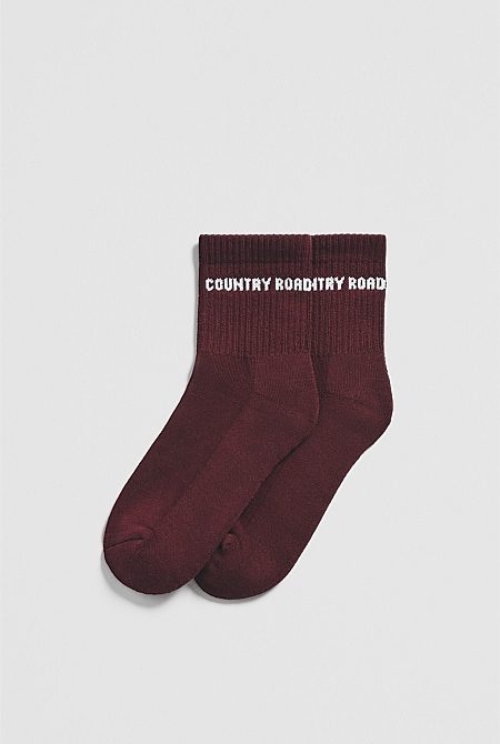 Australian Cotton Blend CR Sport Quarter Crew Sock