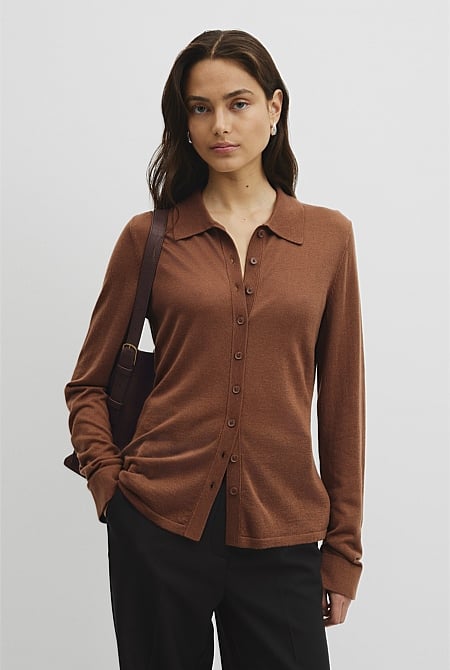 Long Sleeve Knit Shirt