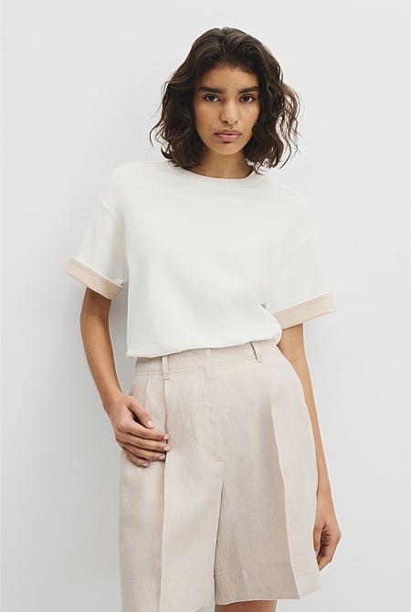 Cuff Sleeve T-Shirt