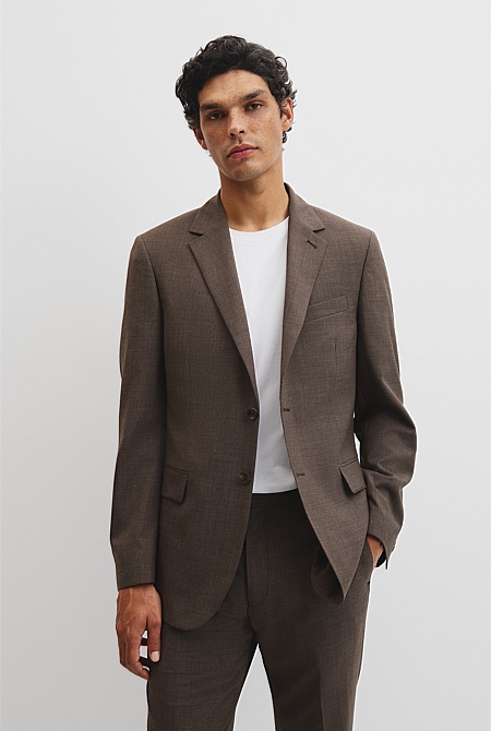 Reg Wet Look Blend Hndth Jacket