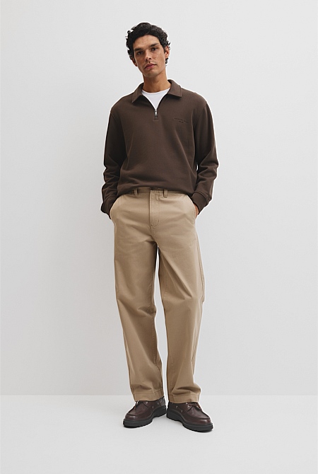 Relaxed Cot Twill Pant