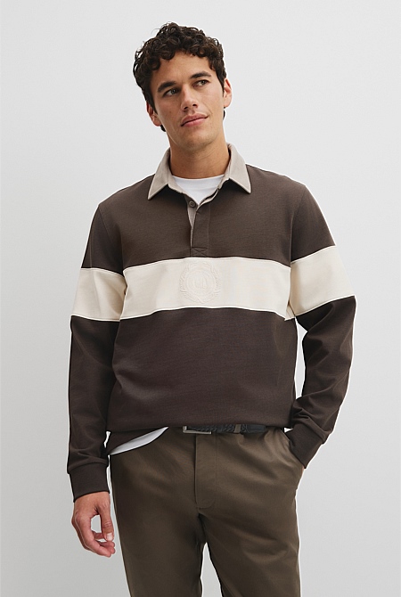 Australian Cotton Panel Rugby Polo