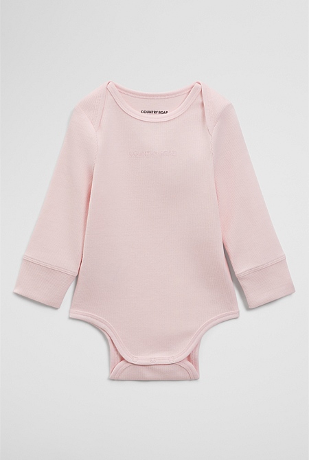 Long Sleeve Envelope Rib Bodysuit