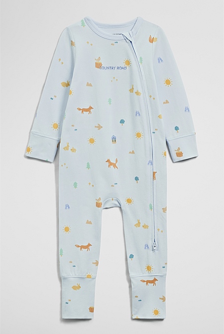 Jersey Print Jumpsuit