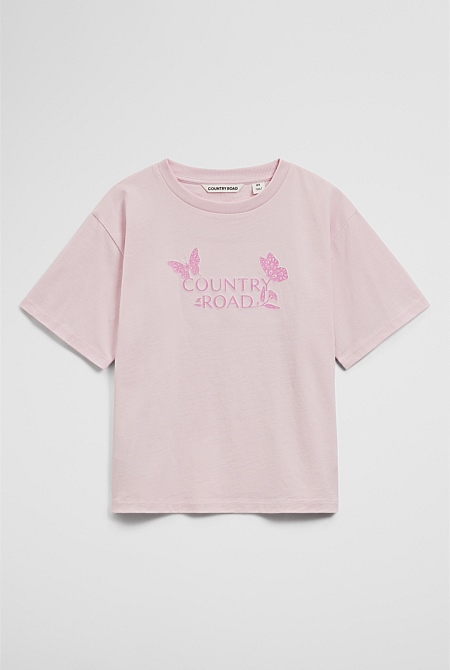 Short Sleeve Butterfly T-Shirt Short Sleeve Butterfly T-Shirt