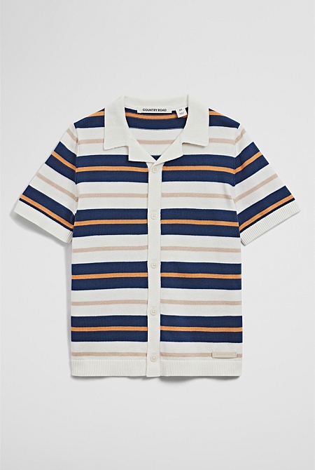 Stripe Knit Shirt Stripe Knit Shirt