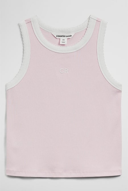 Sleeveless Ribbed Tank