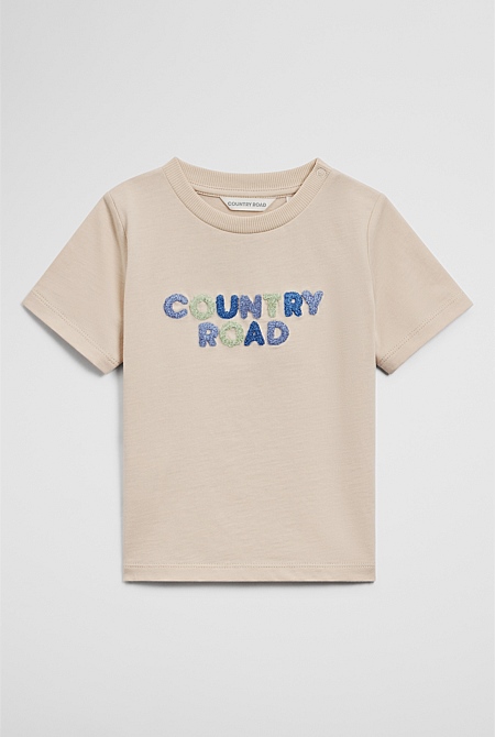 Australian Cotton Short Sleeve Boucle Tee Australian Cotton Short Sleeve Boucle Tee