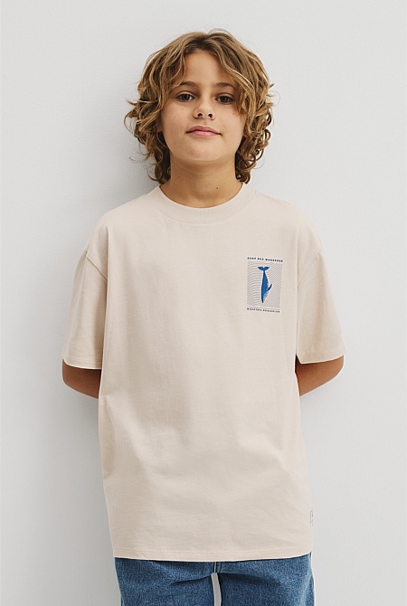 Teen Relaxed Fit Ocean T-Shirt