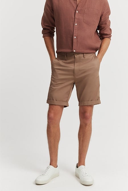 Australian Cotton Stretch Chino Short