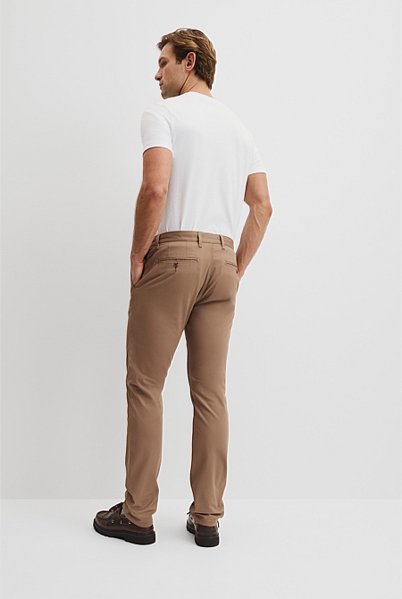 Australian Cotton Slim Fit Stretch Chino