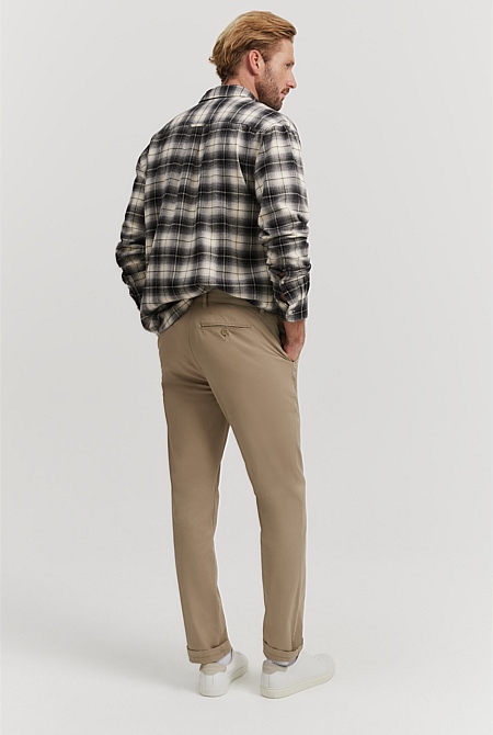 Australian Cotton Tapered Fit Stretch Chino