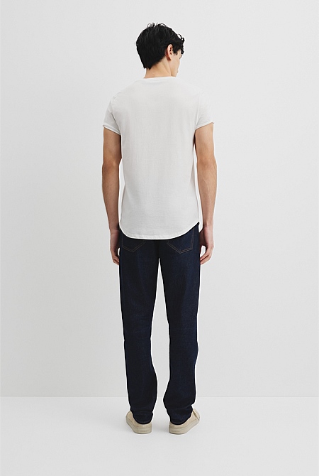 Australian Cotton Longline Garment Dye T-Shirt