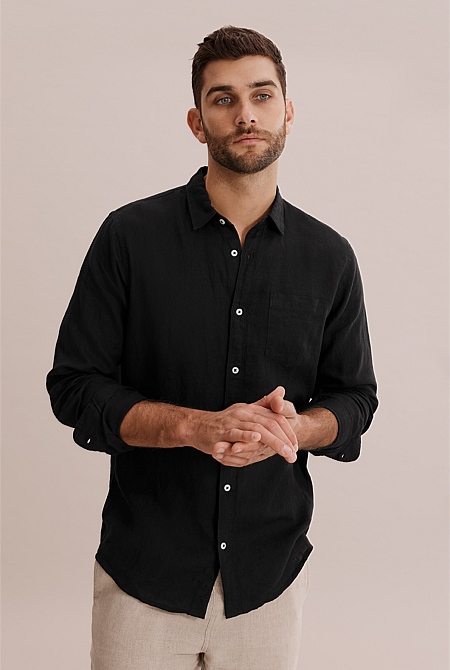Regular Fit Linen Shirt