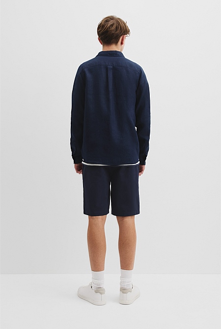 Teen Organically Grown Linen Shirt