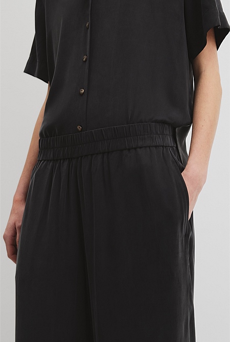 Pull-On Cupro Pant