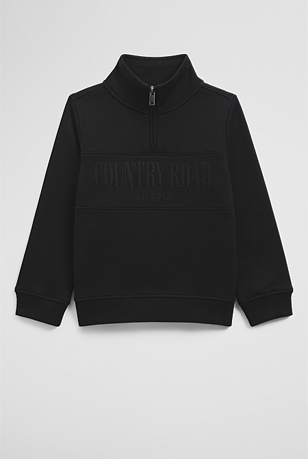 Australian Cotton Heritage Half Zip Sweat