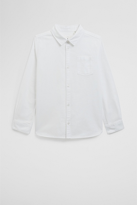 Organically Grown Cotton Oxford Shirt