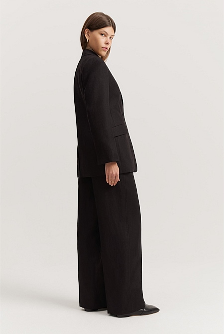 Linen Yarn Dyed Blazer