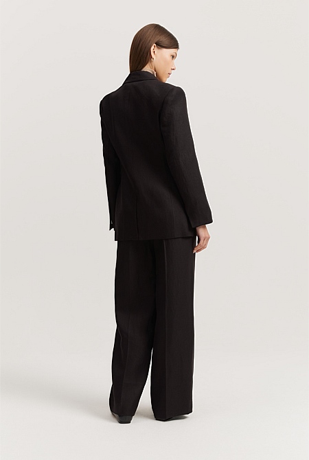 Linen Yarn Dyed Blazer