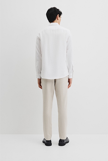 Regular Fit Organically Grown Linen Shirt