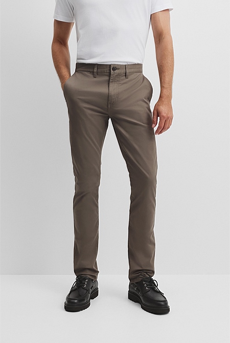 Australian Cotton Slim Fit Stretch Chino