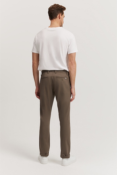 Australian Cotton Slim Fit Stretch Chino