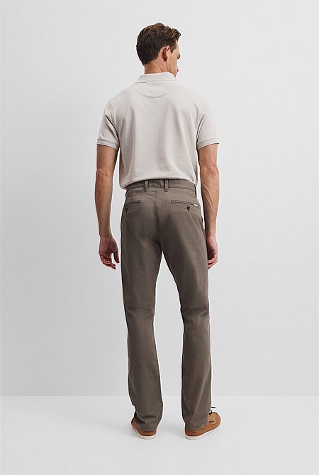 Australian Cotton Standard Fit Stretch Chino