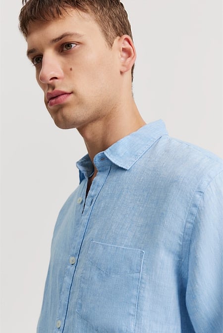 Regular Fit Organically Grown Linen Shirt