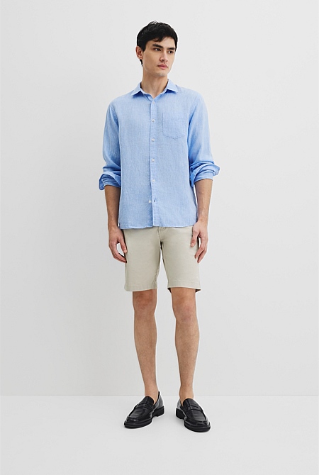Organically Grown Linen Regular Fit Shirt