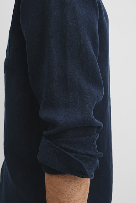 Regular Fit Organically Grown Linen Shirt