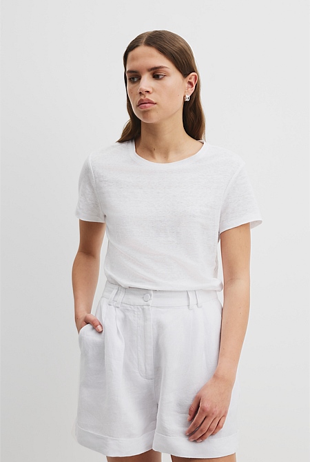 Linen Jersey T-Shirt