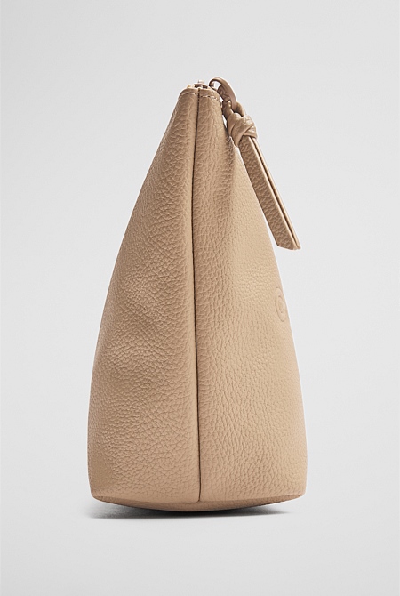 Branded Detail Tri Cosmetic Bag