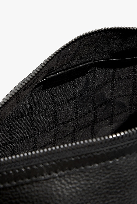 Small Leather Wash Bag
