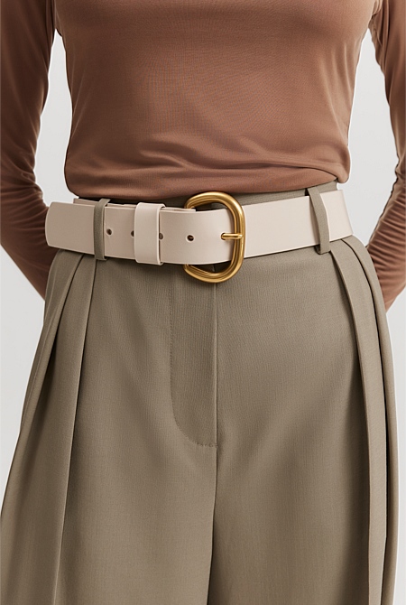 Solid Buckle Belt