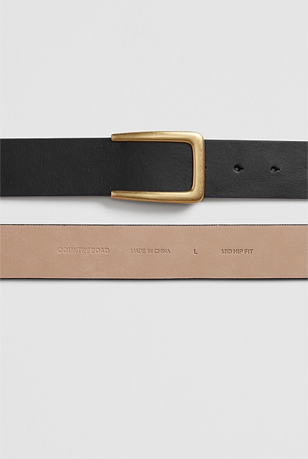Leather Mid Belt