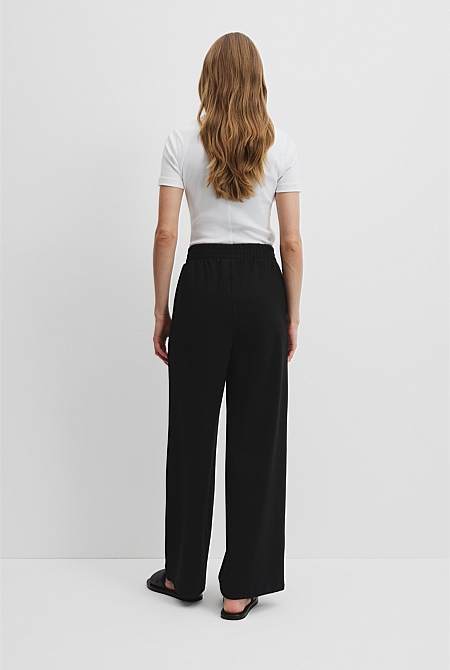 Wide Leg Ponte Jogger