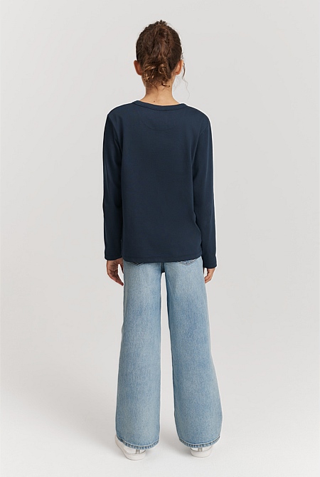 Australian Cotton Long Sleeve Heritage T-Shirt