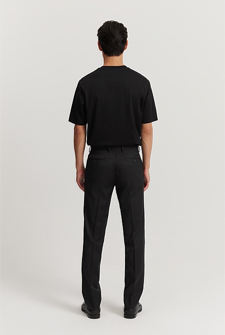 Regular Fit Australian Wool Travel Pant