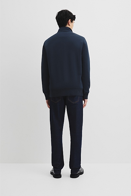 Australian Cotton Half Zip Heritage Sweat