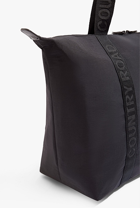 Nylon Soft Zip Tote