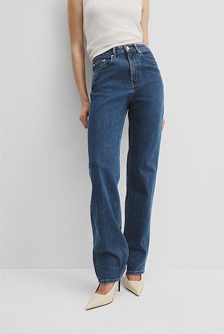 High Rise Straight Jean