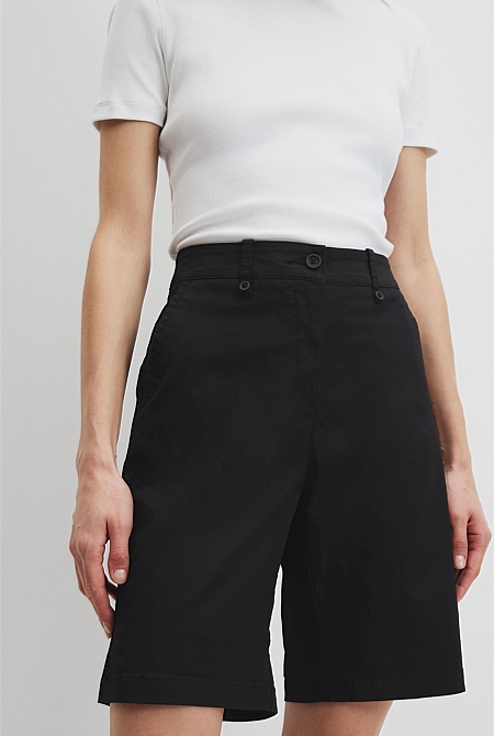 Cotton Twill Walk Short
